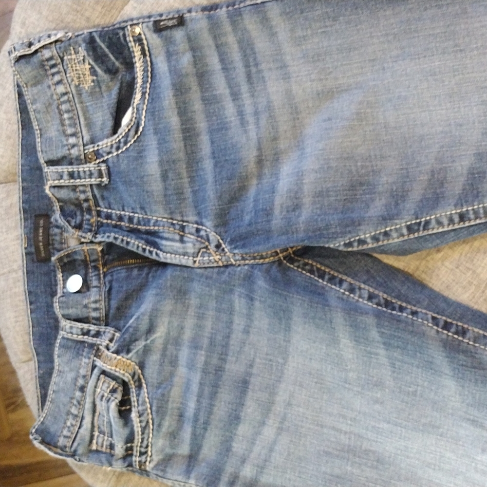 31/30 men's silver jeans